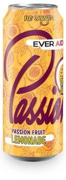 Напій газований Ever Aid Zero Sugar Passion Fruit 500 мл з/б EA-ZS-PFT-5 фото