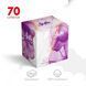 серветки косметичні сухі 3-х шар. Softa Chisto 70шт. Violet серветки косметичні сухі 3-х шар. Softa Chisto 70шт. Violet фото 2
