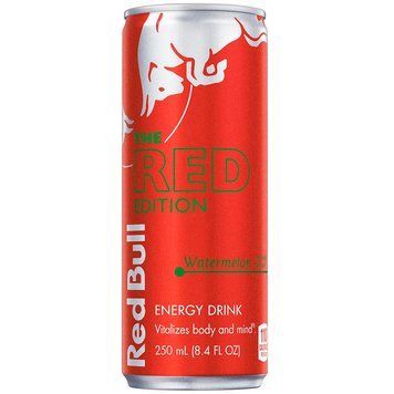 Енергетичний напій Red Bull Red Edition Watermelon 0,25 л ж/б Енергетичний напій Red Bull Red Edition Watermelon 0,25 л ж/б фото