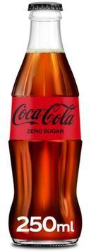 Напій безалкогольний Coca-Cola Zero Sugar 0.25 л скло CCL-ZERO-25 фото