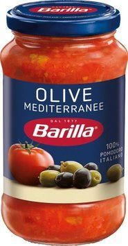 Соус томатний Barilla Olive з зеленими та чорними оливками 400 г скло Італія BAR-OLV-400 фото