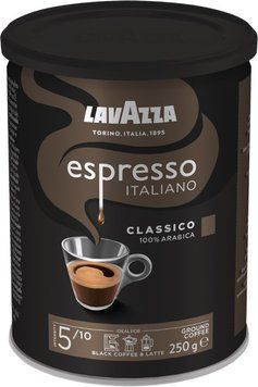 Кава мелена Lavazza Espresso 250 г жерстяна банка (100% Арабіка) LAV-ESP-MEL-250JB фото