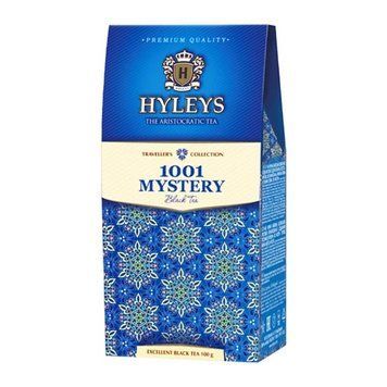 Чай чорний та зелений Hyleys 1001 Містері з пелюстками квітів та ароматом саусепу 100 г HYL-1001M-1 фото