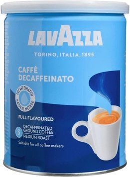 Кава мелена Lavazza Dek Decaffeinato без кофеїну 250 г жерстяна банка LAV-DEK-MEL-250JB фото