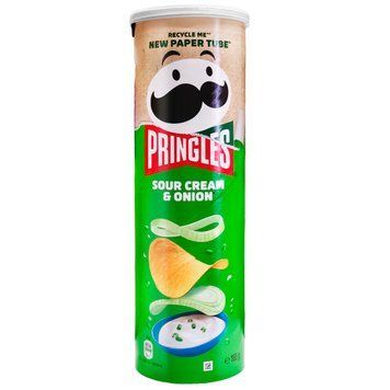 Чіпси Pringles Sour Cream & Onion 165 г Польща Чіпси Pringles Sour Cream & Onion 165 г Польща фото