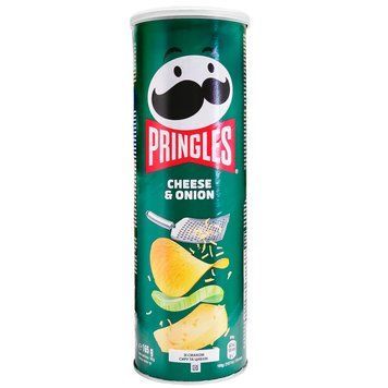 Чіпси Pringles Cheese & Onion 165г Великобританія Чіпси Pringles Cheese & Onion 165г Великобританія фото