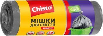 Пакети для сміття Chisto Strong міцні 120 л 10 шт CH-STR-120- фото