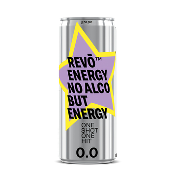 Енергетичний напій Revo Energy Виноград 0.25 л ж/б Енергетичний напій Revo Energy Виноград 0.25 л ж/б фото