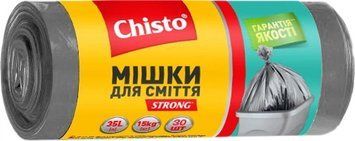 Пакети для сміття Chisto Strong надміцні 35 л 30 шт CH-STR-35-3 фото