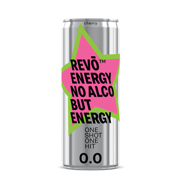 Енергетичний напій Revo Energy Вишня 0.25 л ж/б Енергетичний напій Revo Energy Вишня 0.25 л ж/б фото
