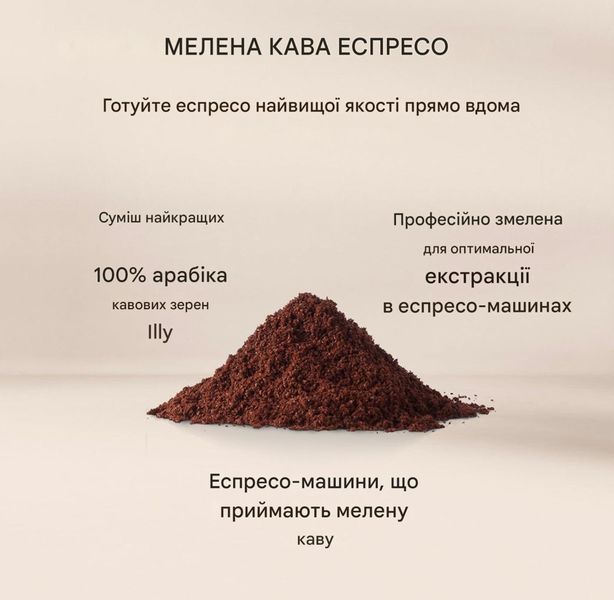 Кава мелена illy Intenso 250 г 00000000167 фото