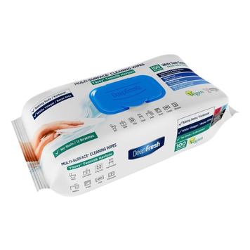 Вологі серветки для очищення поверхонь Deep Fresh Soap 100 шт Вологі серветки для очищення поверхонь Deep Fresh Soap 100 шт фото