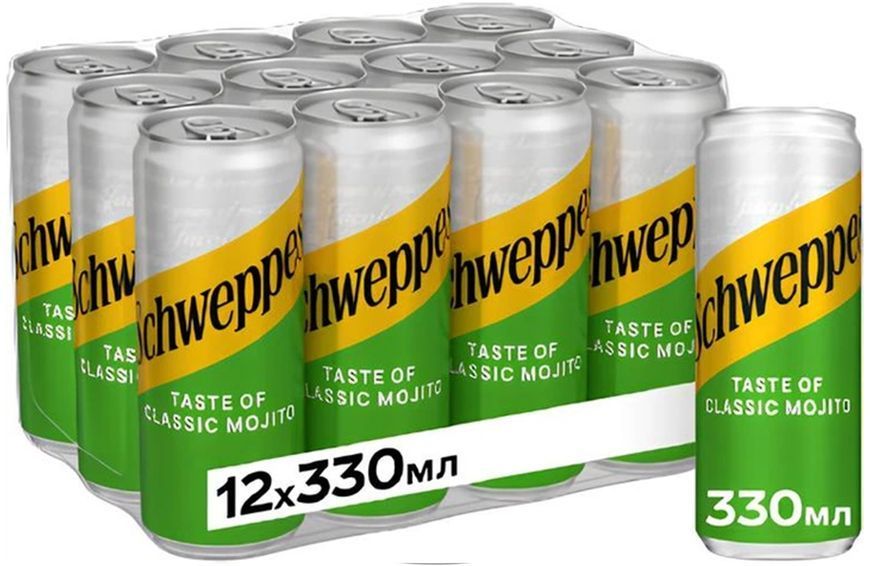Напій безалкогольний Schweppes Mojito 0.33 л ж/б SCHW-MOJ-33 фото