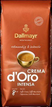 Кава в зернах Dallmayr Crema d'Oro Intensa 1 кг м'яка упаковка (100% Арабіка) DM-COI-ZER-1000 фото