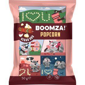 Попкорн BOOMZA зі смаком Кебаб барбекю Панда 90 г (Франція) BZ-POP-KBB- фото