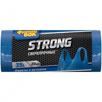 Пакети для сміття з ручками Фрекен Бок Strong 35 л 20 шт FB-STR-35-2 фото