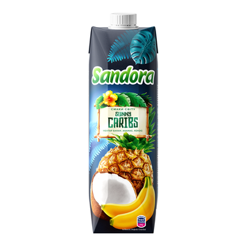 Нектар Sandora Смаки світу Банан-Ананас-Кокос 0,95 л Нектар Sandora Смаки світу Банан-Ананас-Кокос 0,95 л фото