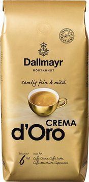 Кава в зернах Dallmayr Crema d'Oro 1 кг м'яка упаковка (100% Арабіка) DM-CDO-ZER-1000 фото