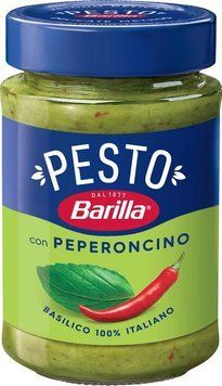 Соус Pesto Barilla con Peperoncino з червоним перцем чилі 190 г скло Італія BAR-PST-PEP фото