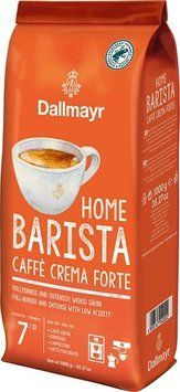 Кава в зернах Dallmayr Home Barista Caffe Crema Forte 1 кг м'яка упаковка DM-HB-CCF-ZER-1000 фото