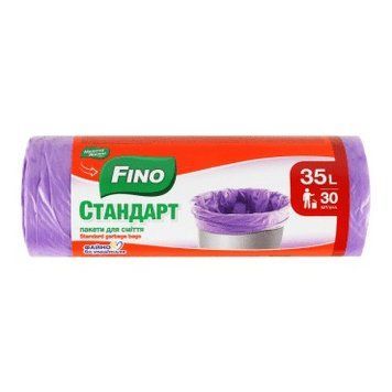 Пакети для сміття FіNо Стандарт 35 л 30 шт FIN-ST-3530 фото