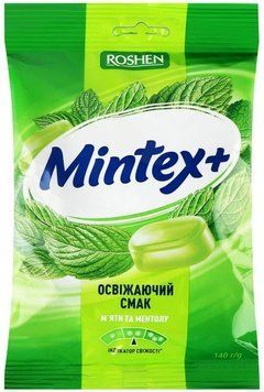 Карамель Roshen Mintex зі смаком м'яти, 140 г RSH-MTX-MN фото