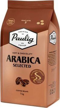 Кава в зернах Paulig Arabica Selected 1 кг м'яка упаковка (100% Арабіка) PAU-AS-ZER-1000 фото