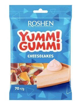 Желейні цукерки Roshen Yummi Gummi Cheesecakes 70 г RSH-YG-CHZ- фото