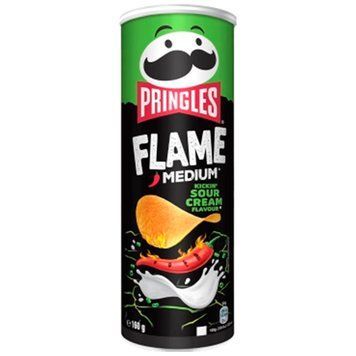 Чіпси Pringles Flame Sour Cream 160г Польща Чіпси Pringles Flame Sour Cream 160г Польща фото
