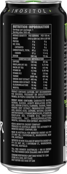 Енергетик Monster Energy 500мл ж/б 12шт/ящ, Ірландія MONS-500 фото