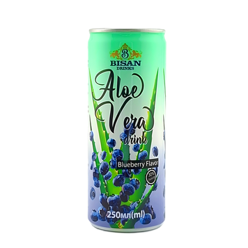 Солодкий напій Bisan Aloe Vera Blueberry 250 мл Солодкий напій Bisan Aloe Vera Blueberry 250 мл фото