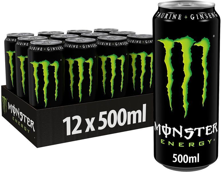 Енергетик Monster Energy 500мл ж/б 12шт/ящ, Ірландія MONS-500 фото