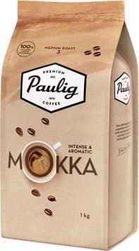 Кава в зернах Paulig Mokka 1 кг м'яка упаковка PAU-MK-ZER-1000 фото
