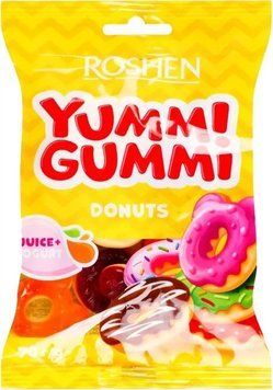Желейні цукерки Roshen Yummi Gummi Donuts 70 г RSH-YG-DON- фото