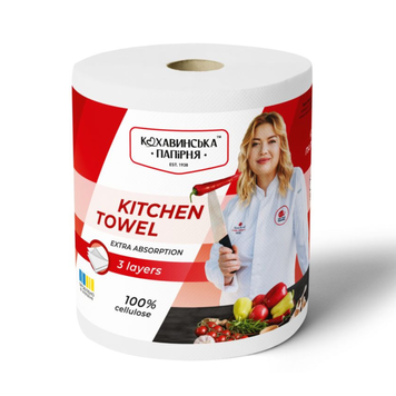 Кохавинка рушник паперовий EXTRA ABSORTION 3-шаровий 55 м Кохавинка рушник паперовий EXTRA ABSORTION 3-шаровий 55 м фото