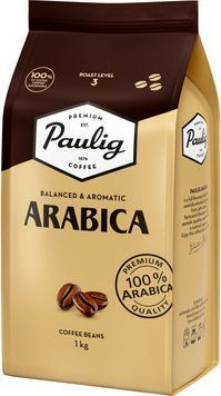 Кава в зернах Paulig Arabica 1 кг м'яка упаковка (100% Арабіка) PAU-AR-ZER-1000 фото