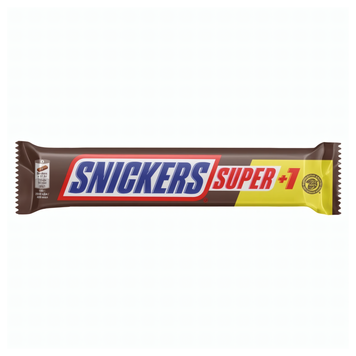 Батончик Snickers Super+1 у молочному шоколаді 112,5 г Батончик Snickers Super+1 у молочному шоколаді 112,5 г фото