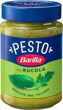 Соус Pesto Barilla con Rucola з руколою та базиліком 190 г скло Італія BAR-PST-RUC фото