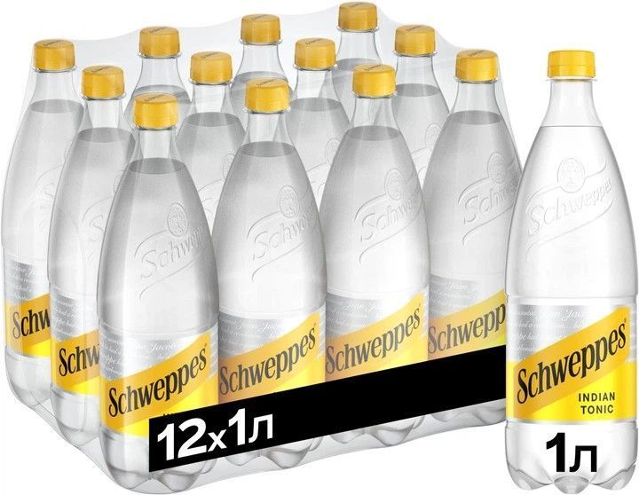Напій газований Schweppes Indian Tonic 1 л ПЕТ SCH-IT-1000 фото