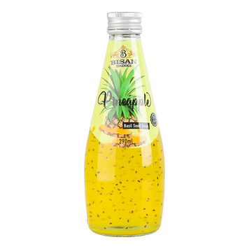 BISAN Basil Seed Drink Pineapple 290 мл ск/б BISAN Basil Seed Drink Pineapple 290 мл ск/б фото