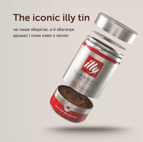 Кава в зернах illy Decaffeinato 250 г ILLY-DEC-GR фото