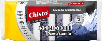 Губки кухонні Chisto Scandinavia 5 шт CH-SCA-05 фото