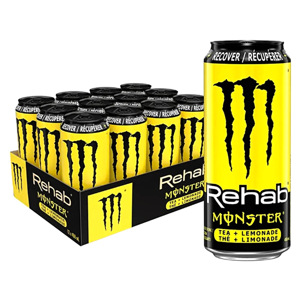 Енергетик Monster Energy Rehab Tea+Lemonade Холодний чай з лимоном 500мл mon-tea-lem-500 фото