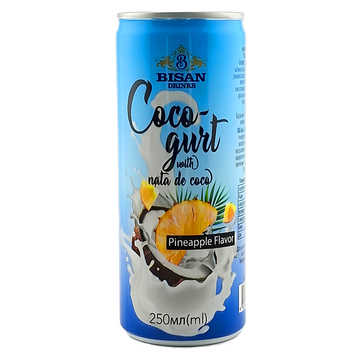 BISAN Cocogurt Drink Pineapple 250 мл з/б BISAN Cocogurt Drink Pineapple 250 мл з/б фото