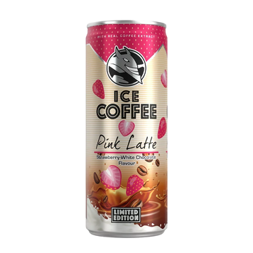 Кава холодна Hell Energy Coffee Pink Latte з молоком 250 мл Кава холодна Hell Energy Coffee Pink Latte з молоком 250 мл фото