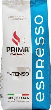 Кава в зернах Prima Italiano Espresso Intenso 1 кг м'яка упаковка PI-INT-ZER-1000 фото