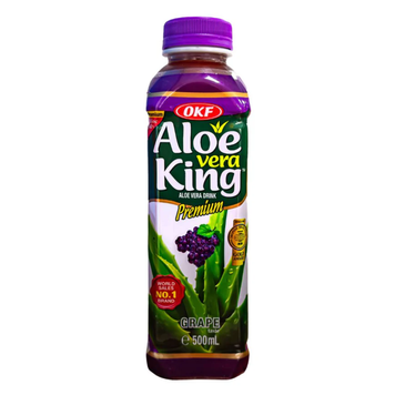 Напій Aloe Vera King Grape 0,5 л Південна Корея AVK-GRP-500 фото