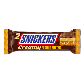 Батончик Snickers з крем-пастою з арахісу 36.5 г Батончик Snickers з крем-пастою з арахісу 36.5 г фото