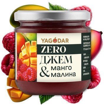 Джем Yagodar Манго-малина без цукру 210 г YG-MR-NS-21 фото