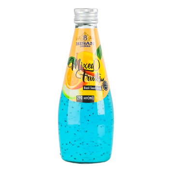 Солодкий напій BISAN Basil Seed Drink Mixed Fruits 290 мл Солодкий напій BISAN Basil Seed Drink Mixed Fruits 290 мл фото